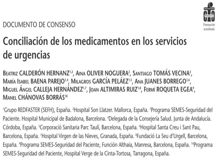 Conciliación de medicamentos